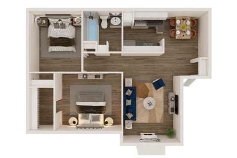 B1 Floor Planat Helios, Dallas, TX